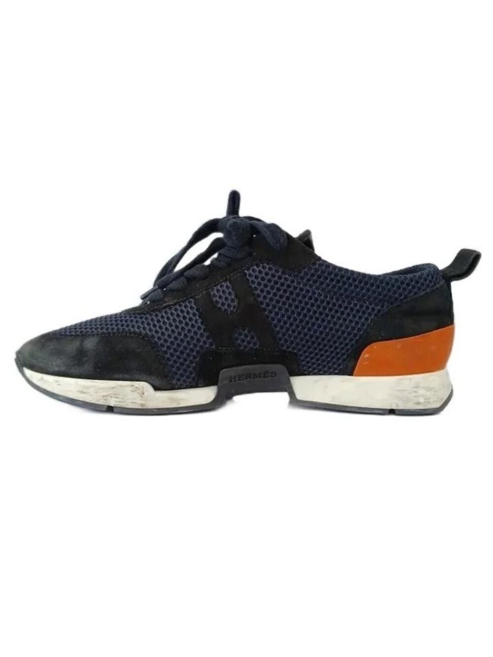 Hermes Star Starter Sneakers Mesh Low Cut Black